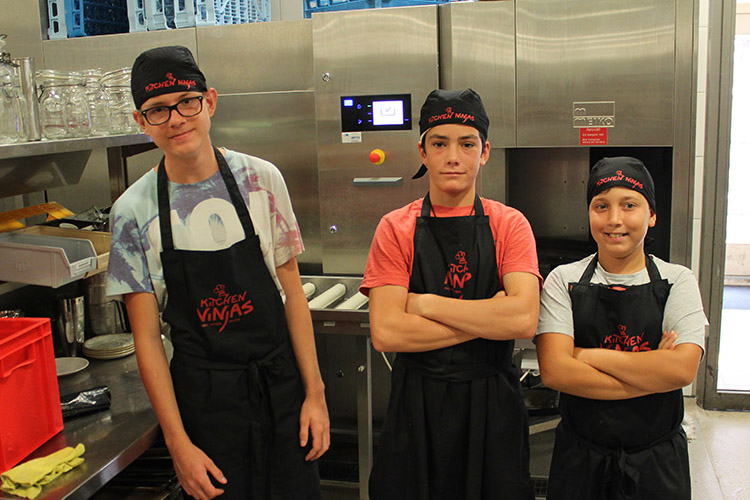 Kitchen Ninjas an der Arbeit